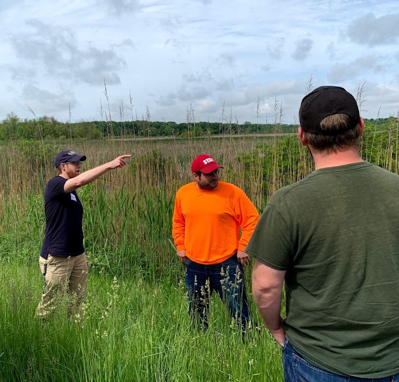 Image 1. PAMF staff lead field training session, summer 2019.