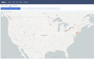 GBIF map interface